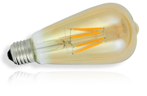 LED FILAMENT RETRO E27 4W ST64 EDISON ŽIAR