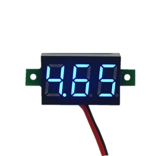 LED VOLTMETER 3-30V DC MIX FARBA R G B