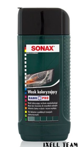 SONAX NANO FARBIACE VOSK ČIERNA 250ml