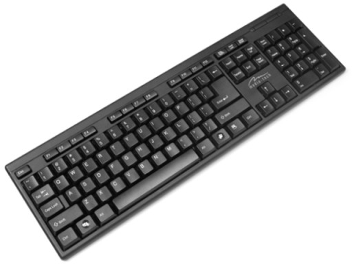 ŠTANDARDNÁ KLÁVESNICA K POČÍTAČU MT122KU USB DO KANCELÁRIE CPN STATION SHOP