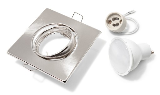 HALOGÉNOVÉ SVETLO SATÉN + LED 9W + GU10 SET