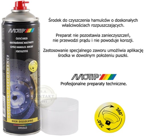 MOTIP 090563 ČISTIČ BRZD 500ml