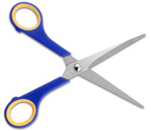 VEĽKÉ kancelárske NOŽNICE oceľové NOŽNICE 17 cm