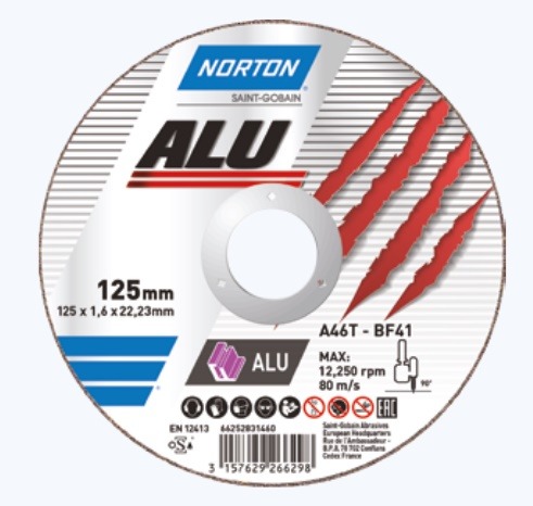 Disk Vulcan pre hliník 125 mm x 1,6 mm x 22,2 mm