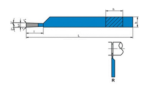 Rezačka sústružníckych nožov ISO7R NNPa-c 10x10mm