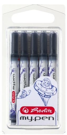 MY.PEN HERLITZ NÁPLŇKY PER 5 KS. MODRÁ