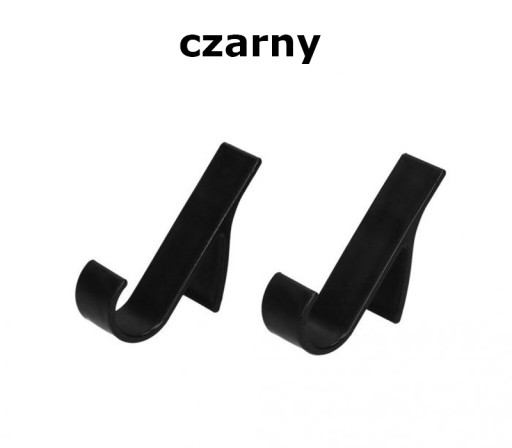 2x VEŠIAK NA RADIÁTOR, háčiky na uteráky, 2 kusy, ČIERNA