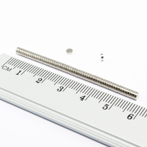 VALEC NEODYMOVÝ MAGNET 3x1 N38 SADA 100 KS