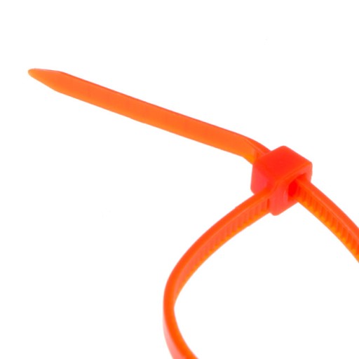 Sťahovacie pásky 100x2,5mm oranžové.