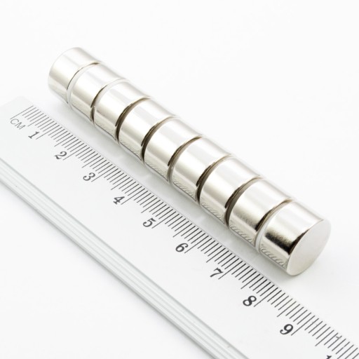VALEC NEODYMOVÝ MAGNET 14x8 N38 SADA 2 ks