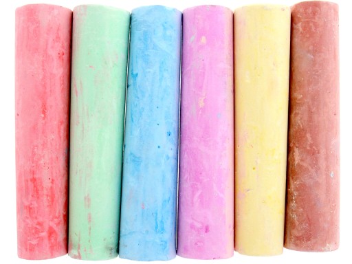 JUMBO ROAD CHALK THICK COLORINO 6 FAREB