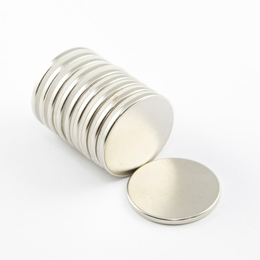 VALEC NEODYMOVÝ MAGNET 25x2 N38 SADA 3 ks