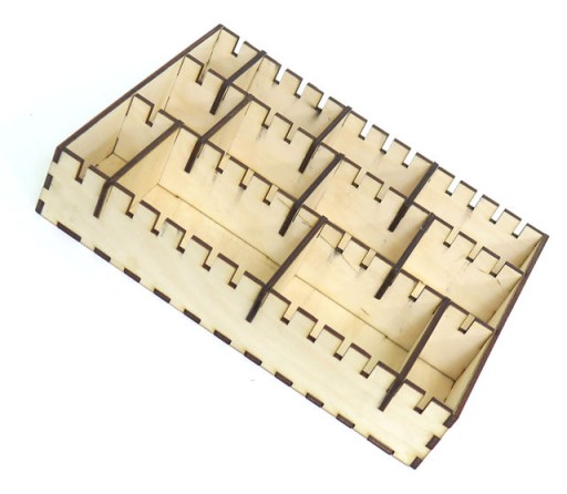 DECOUPAGE ORGANIZÉR BOX S 3 PRIHRADKAMI RZ35