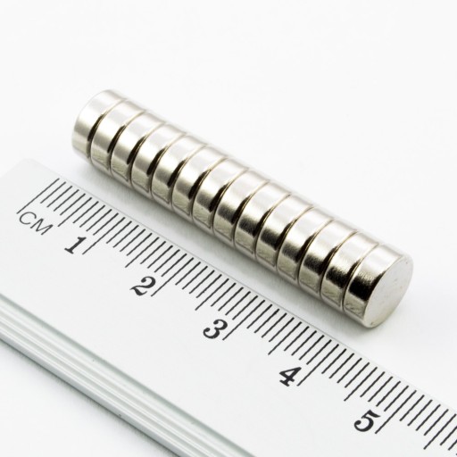 VALCOVÝ NEODYMOVÝ MAGNET 9x2 N38 SADA 20 KS